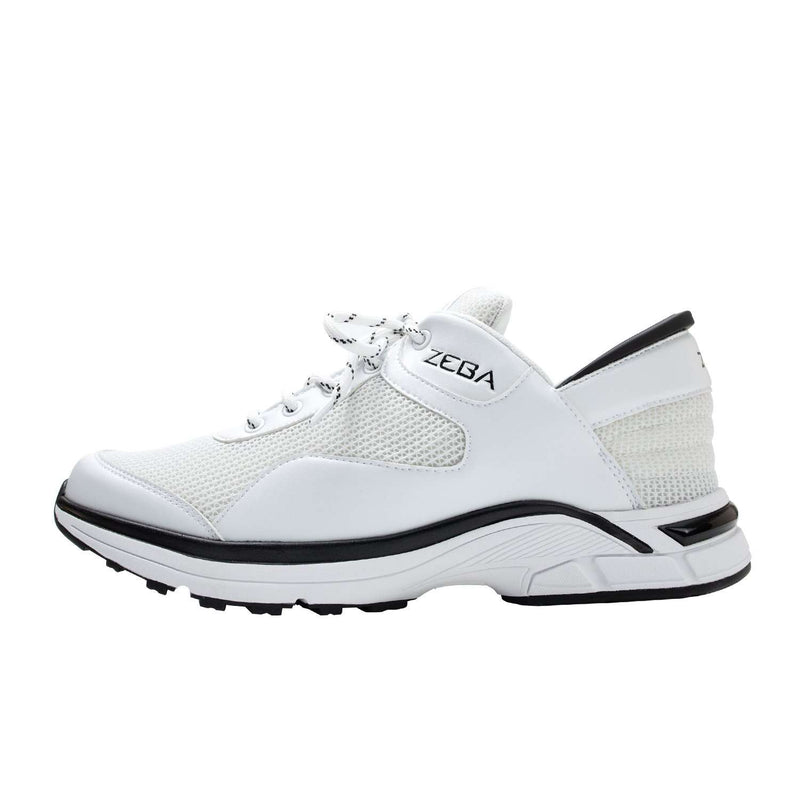 Zeba Arctic White hands-free sneakers — product photo published by Zeba Shoes
