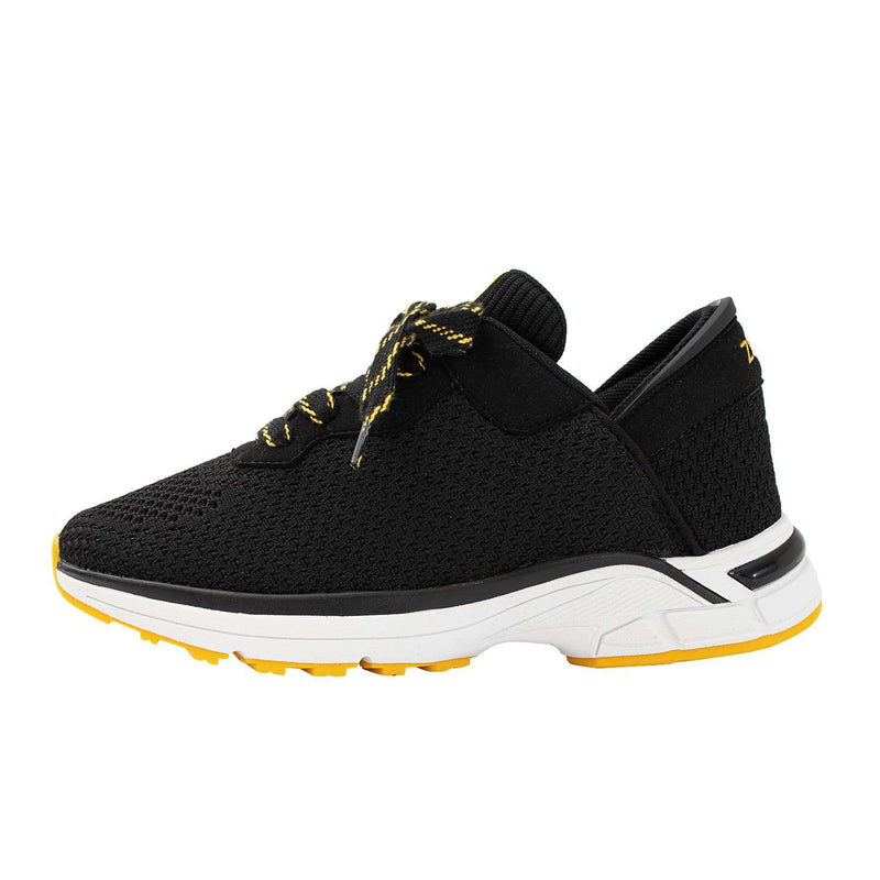 Zeba Electric Black hands-free sneakers — product photo published by Zeba Shoes