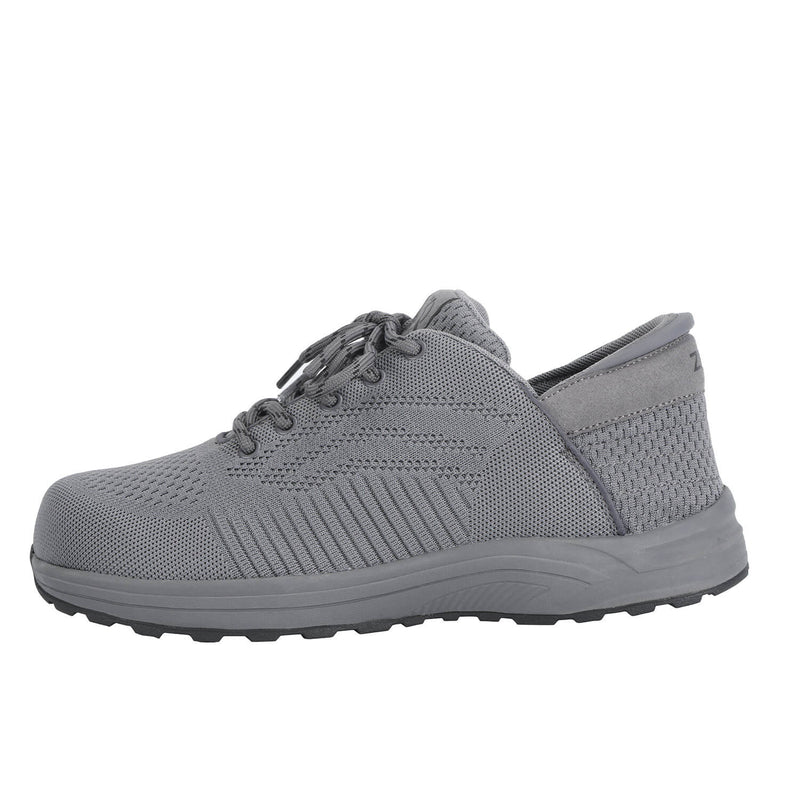 Zeba Husky Gray hands-free sneakers — product photo published by Zeba Shoes