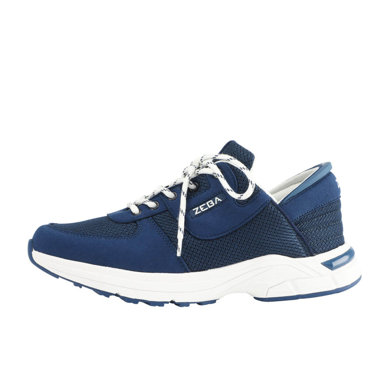 Zeba Royal Navy hands-free sneakers — product photo published by Zeba Shoes