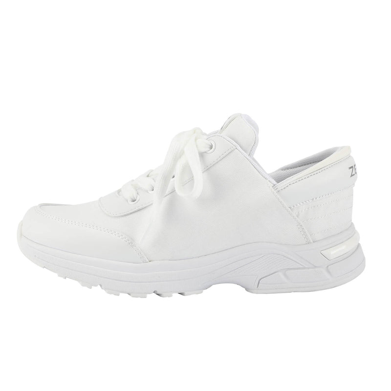 Zeba Snow White hands-free sneakers — product photo published by Zeba Shoes
